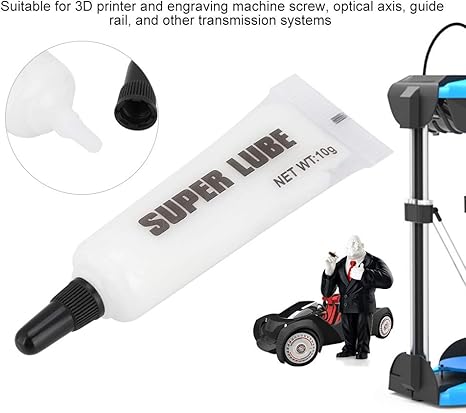 Grasa para impresora 3D, grasa lubricante para impresora 3D, accesorios para impresoras 3D, aceite lubricante de grasa de riel de metal, no insípido, blanco