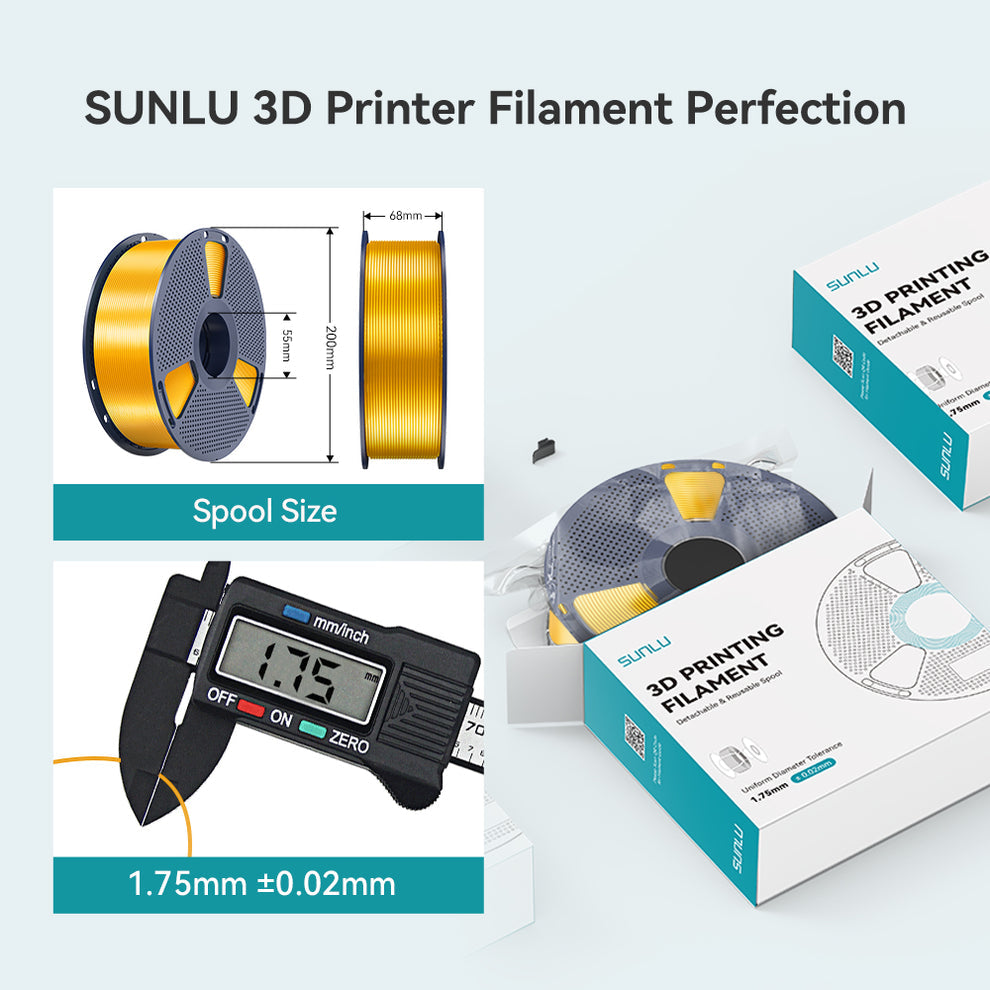 Filamento SILK PLA+ Premium SUNLU