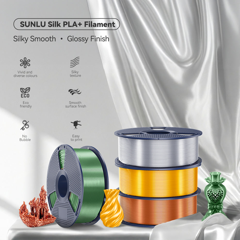 Filamento SILK PLA+ Premium SUNLU